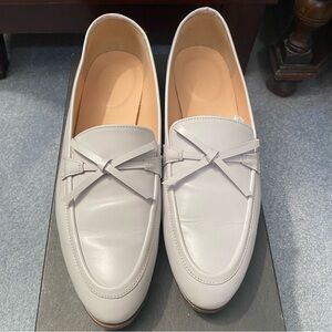 J Crew light grey loafer-size 8